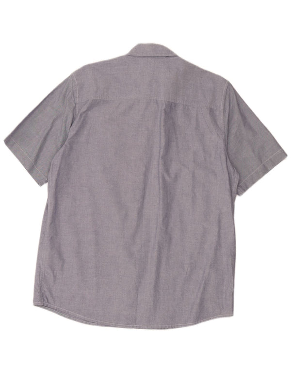 Camisa masculina de manga curta Carhartt XL azul floral algodão