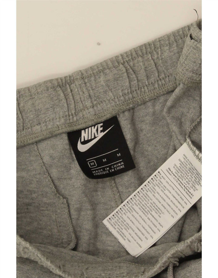 Nike Mens Bermuda Sport Shorts Médio Cinza Algodão