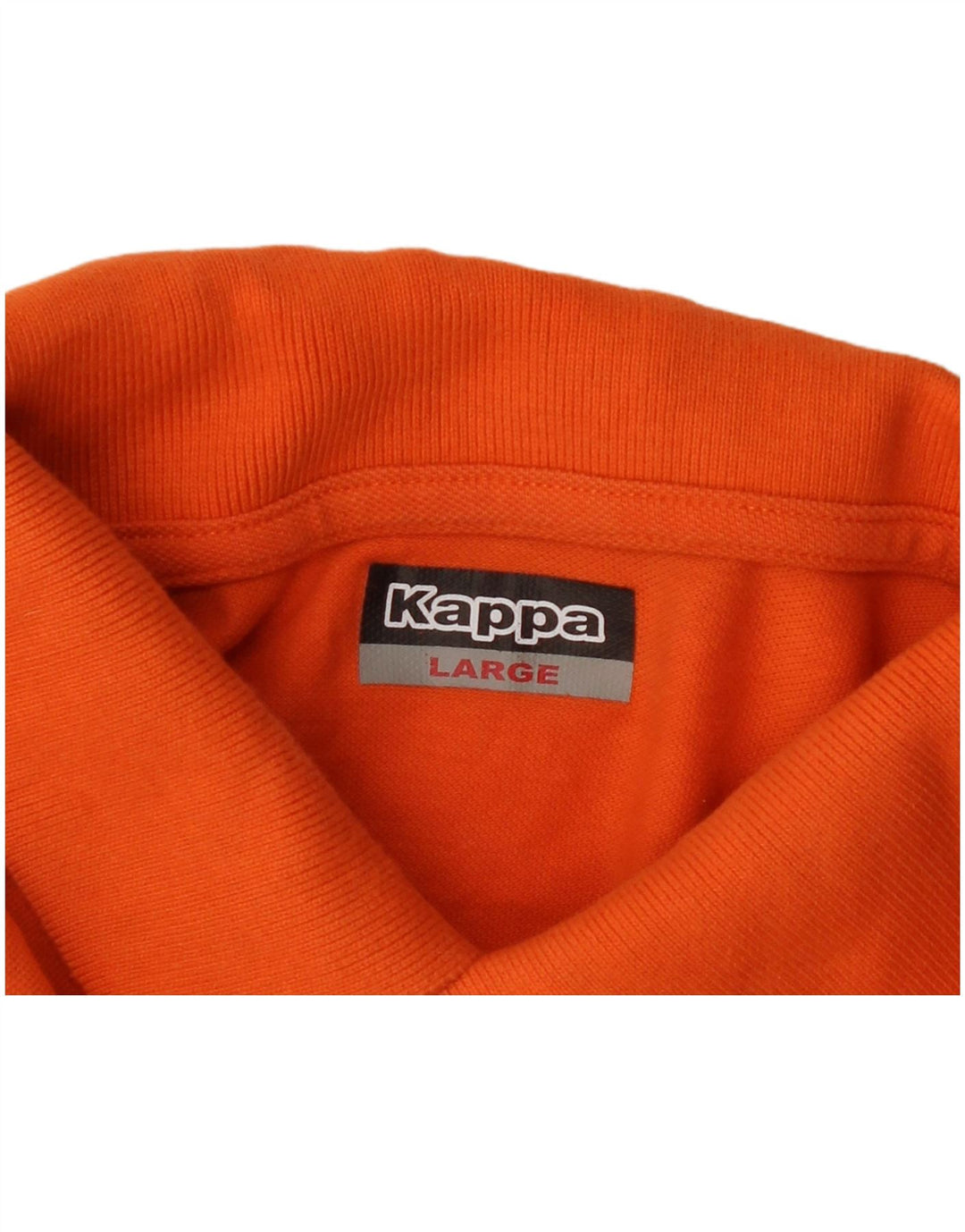 Camisa polo masculina Kappa grande laranja