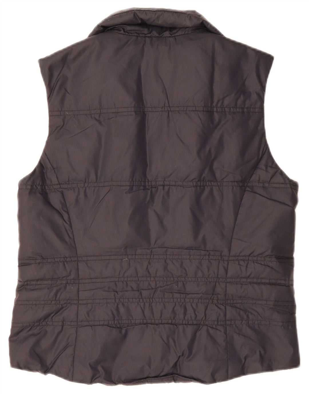 Colete acolchoado feminino Gas UK 14 poliéster azul marinho médio