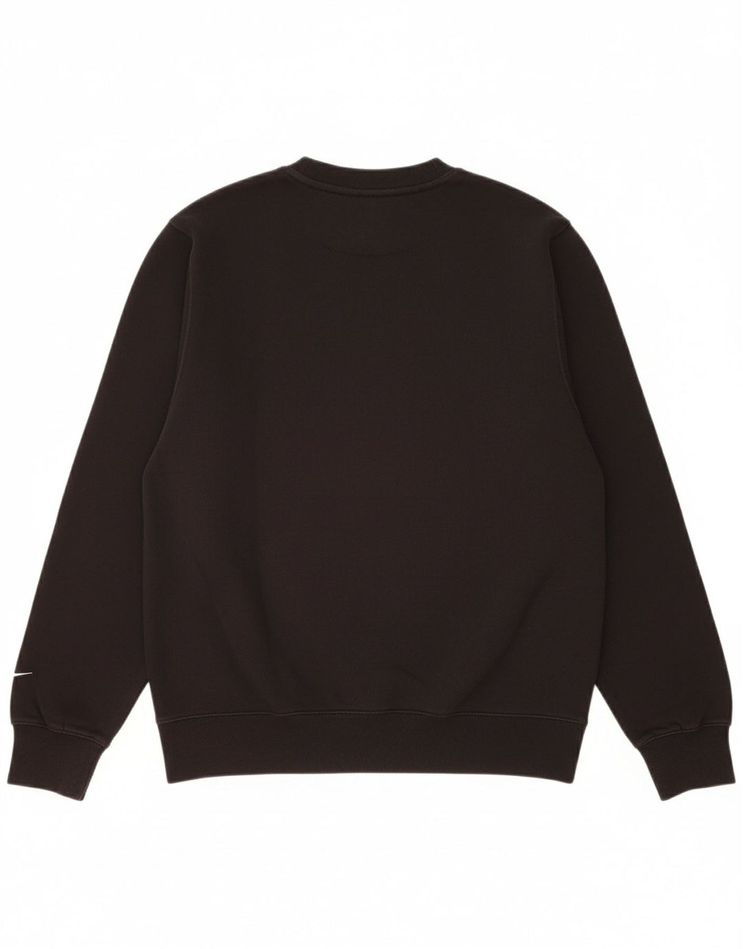 NIKE Mens Graphic Moletom Jumper Médio Algodão Preto