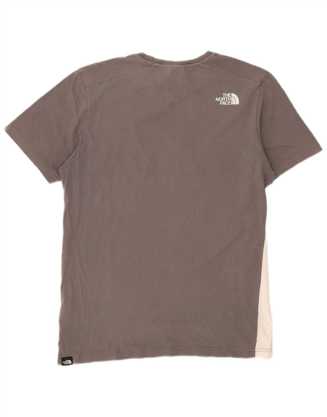 Camiseta masculina The North Face Regular Graphic Top pequeno bloco colorido cinza