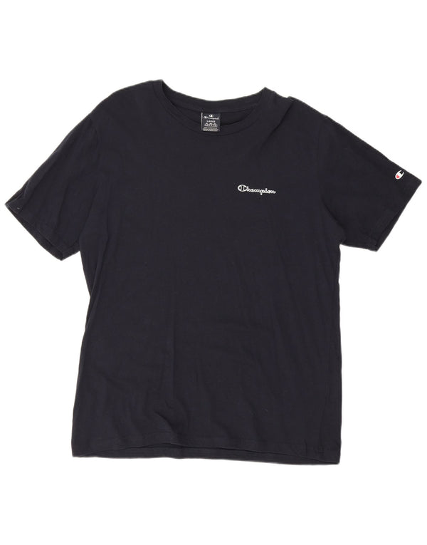 Camiseta masculina Champion grande algodão azul marinho