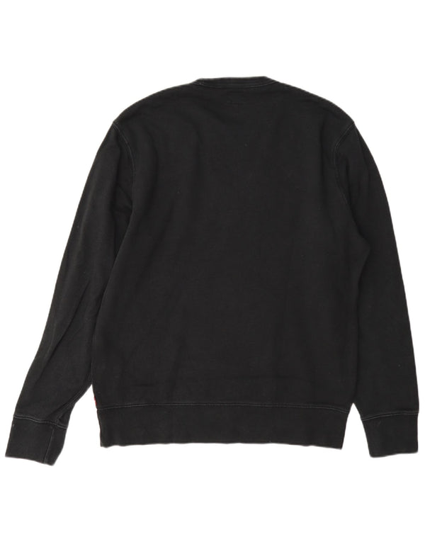 Suéter gráfico feminino Levi's UK 10 pequeno algodão cinza