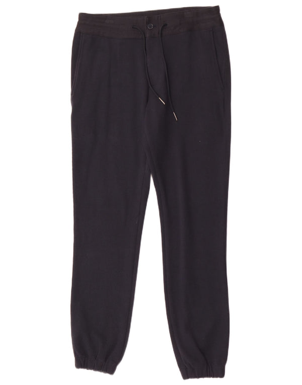 Calça esportiva masculina Massimo Dutti casual pequena W30 L30 azul marinho
