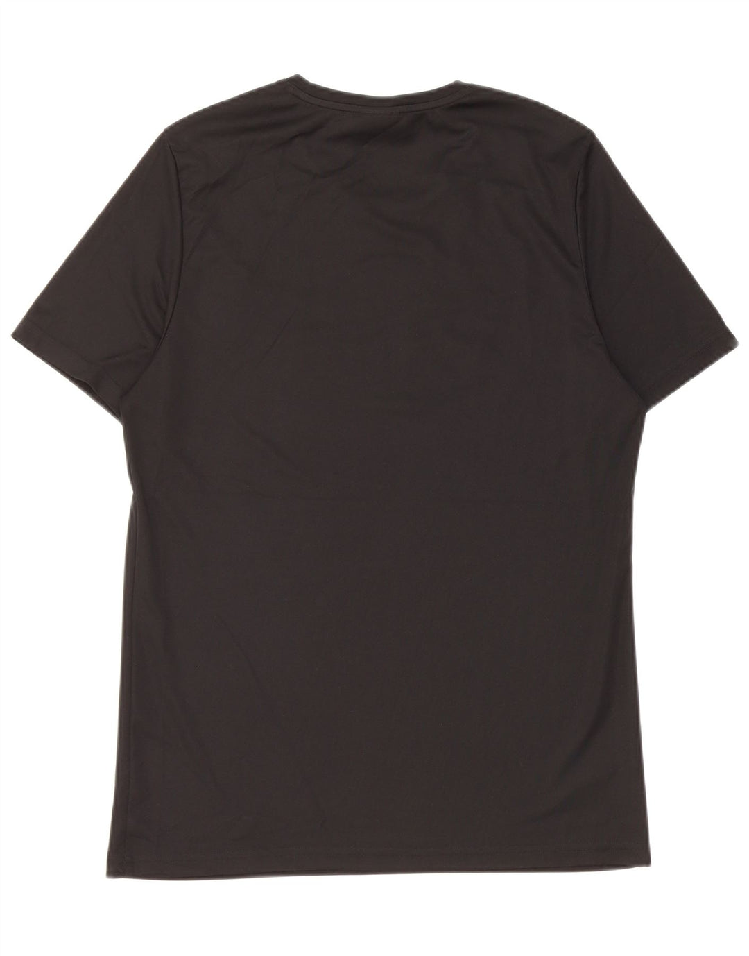 Reebok Mens Graphic T-Shirt Top Médio Poliéster Preto