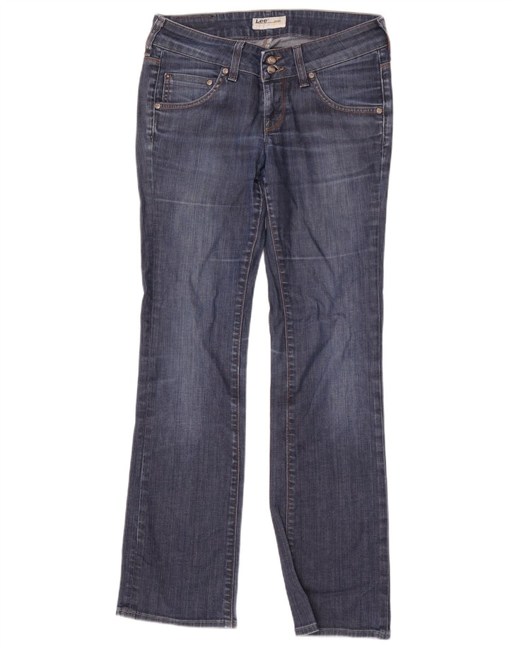 Calça jeans feminina Lee Bootcut W28 L31 azul marinho