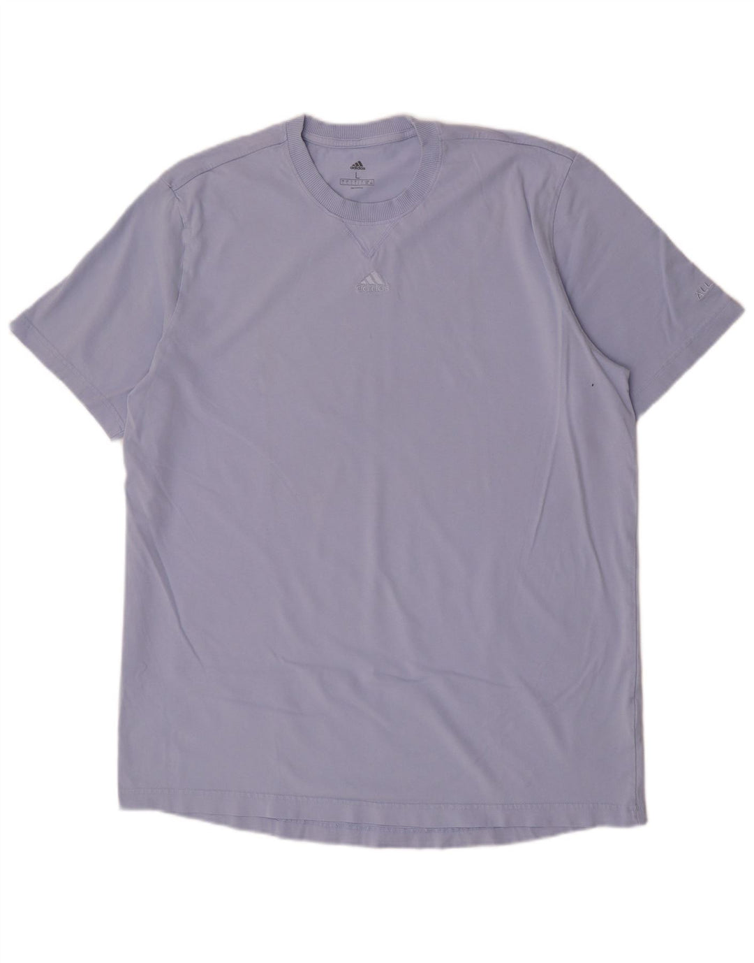 Camiseta masculina Adidas grande algodão roxo