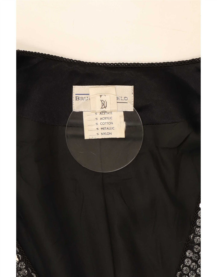 Jaqueta Blazer Feminina Bruce Oldfield Reino Unido 12 Médio Prata