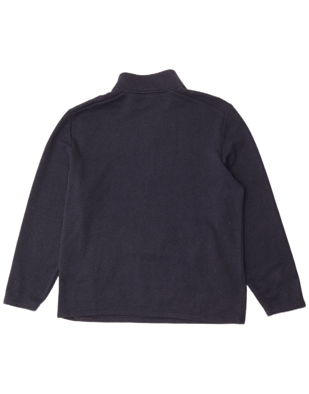 Suéter masculino Rohan com zíper e gola XL poliéster azul marinho