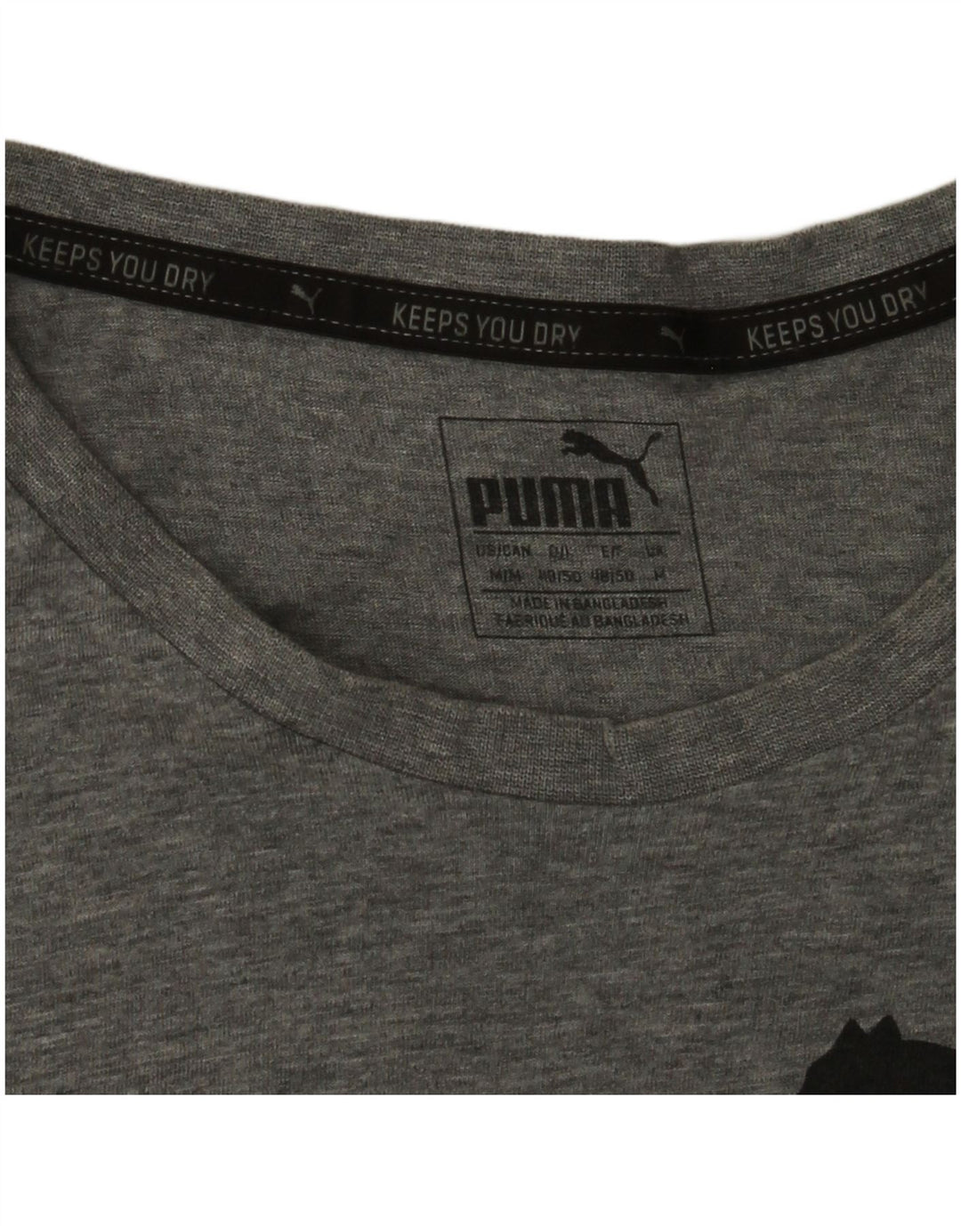 Puma Camiseta Masculina Graphic Top Cinza Médio