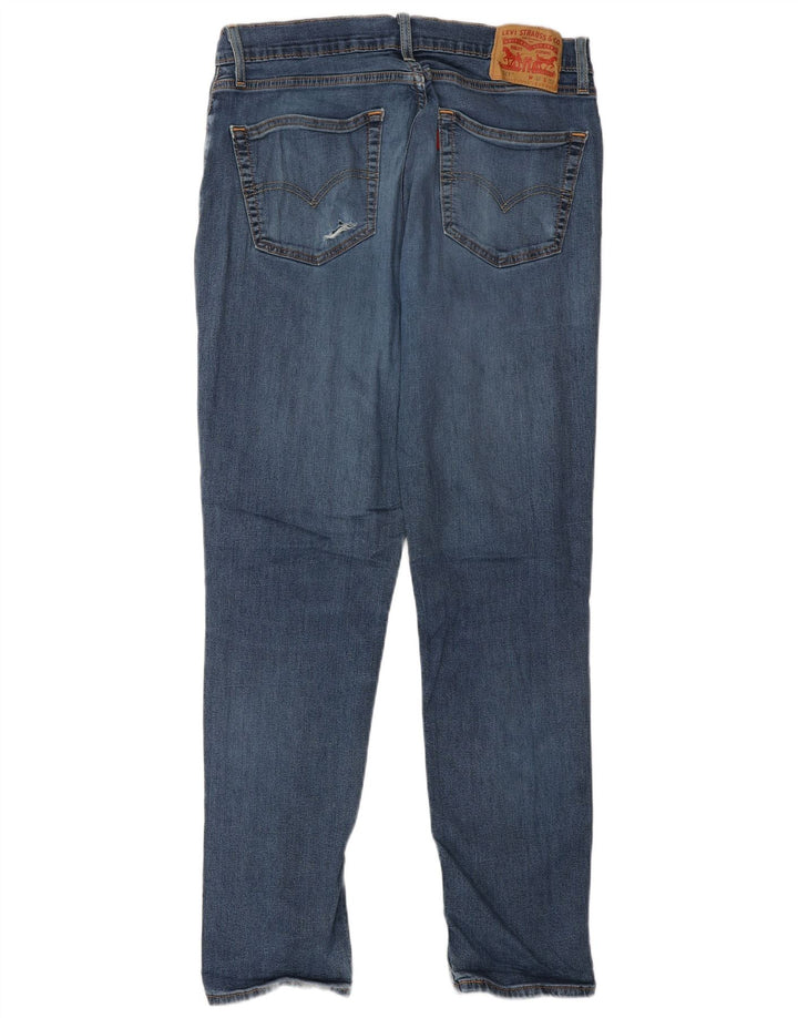 LEVI'S Masculino 511 Slim Jeans W33 L32 Azul Algodão