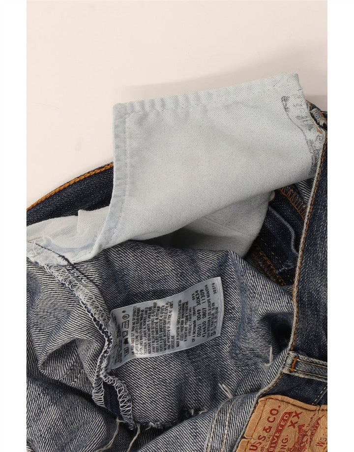 Shorts jeans feminino Levi's 501 W30 algodão azul médio