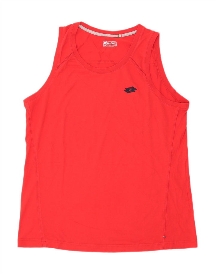 Top colete masculino Lotto 3XL vermelho