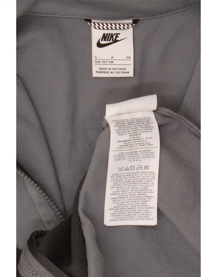 Jaqueta Nike Boys Graphic Tracksuit Top 8-9 anos pequeno cinza colorblock