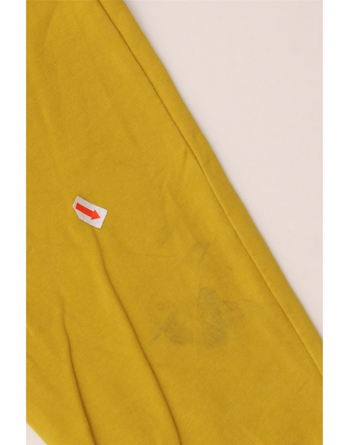 Suéter gráfico CAT Boys 13-14 anos amarelo colorblock algodão