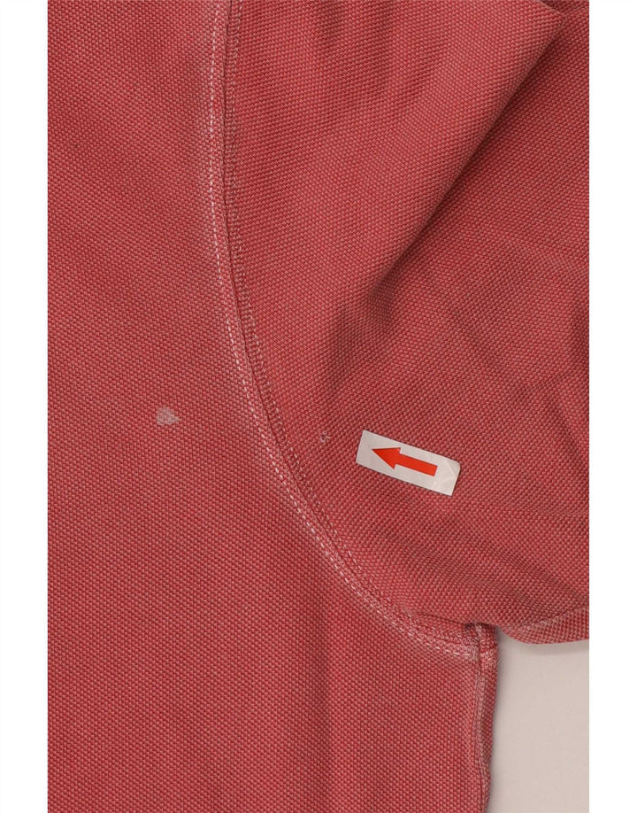 Camisa polo masculina Tommy Hilfiger grande algodão vermelho