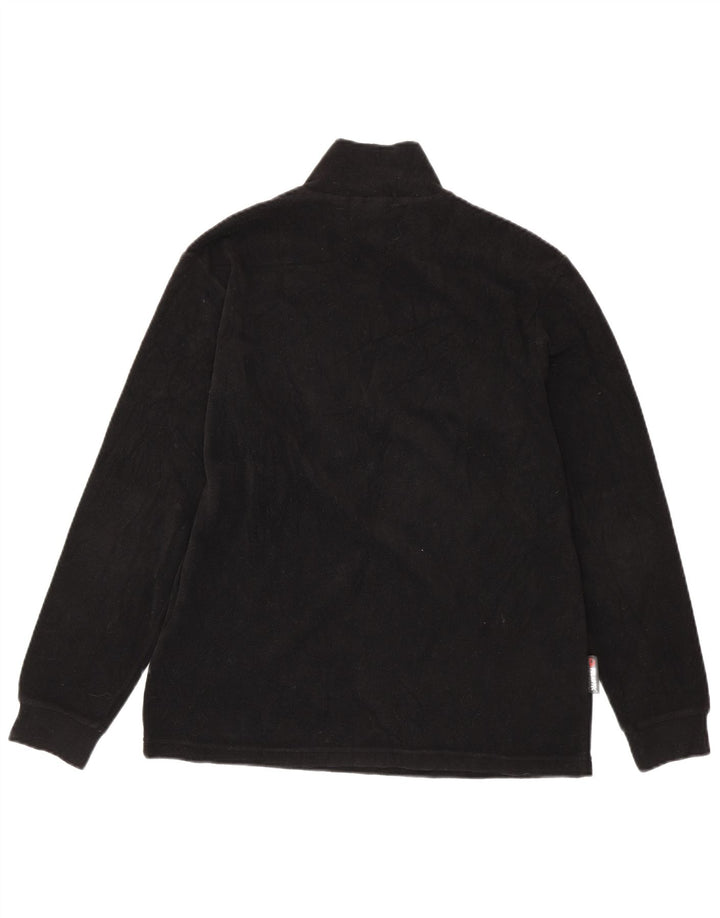 Suéter de lã masculino INVICTA com zíper e gola grande preto
