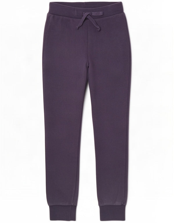 Calça de treino feminina Benetton Joggers UK 8 pequeno azul marinho