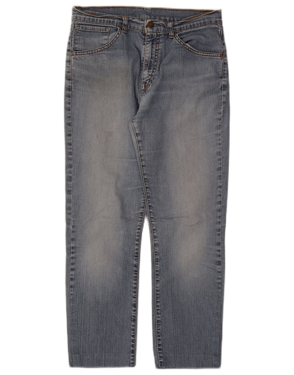 Jeans retos femininos Levi's W30 L25 algodão azul