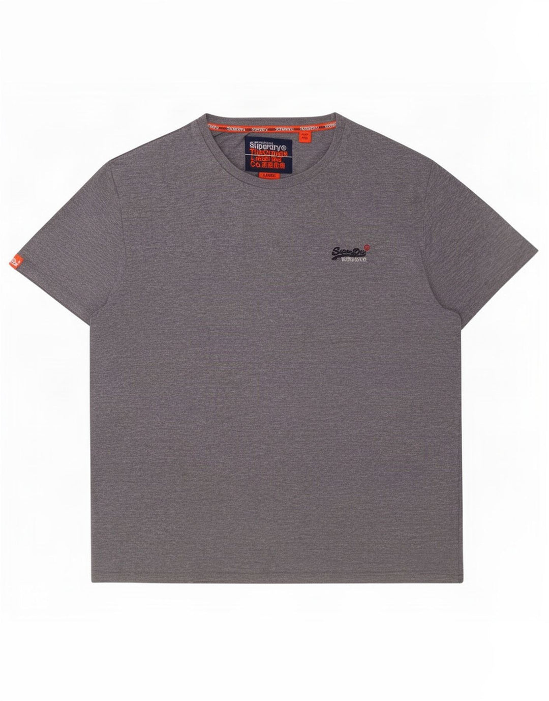 Camiseta masculina Superdry grande algodão cinza
