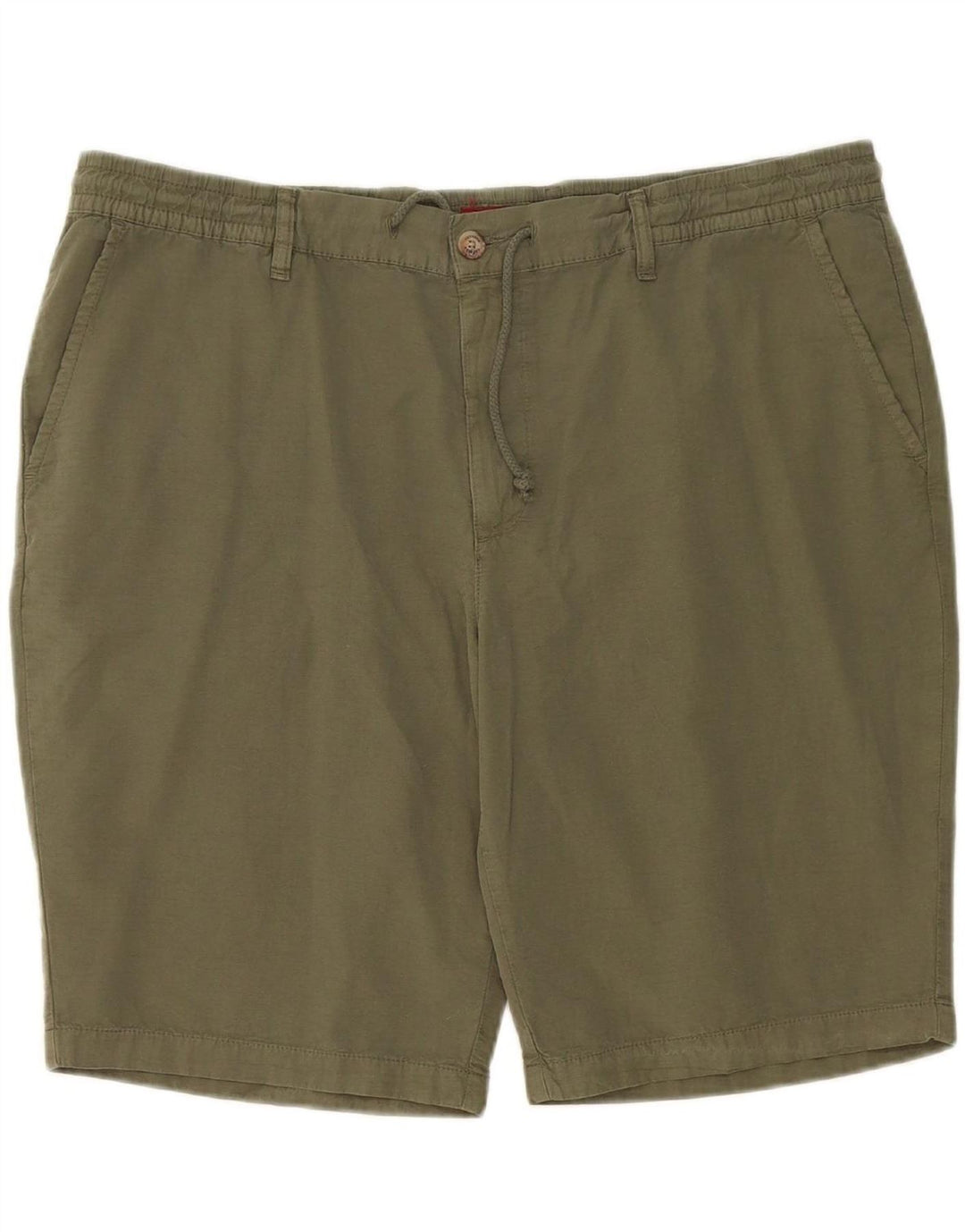 Shorts chino masculino CARRERA regular 2XL W42 algodão cáqui