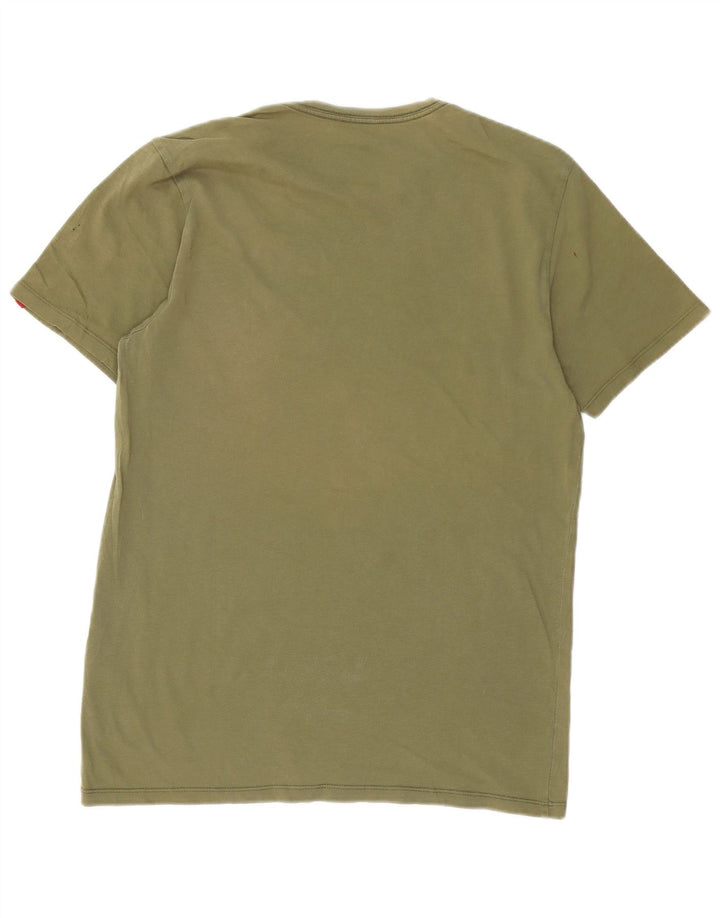 Camiseta masculina Levi's Top grande de algodão verde