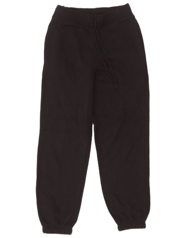 Marks & Spencer Calça de treino feminina Joggers Reino Unido 8 pequeno algodão preto