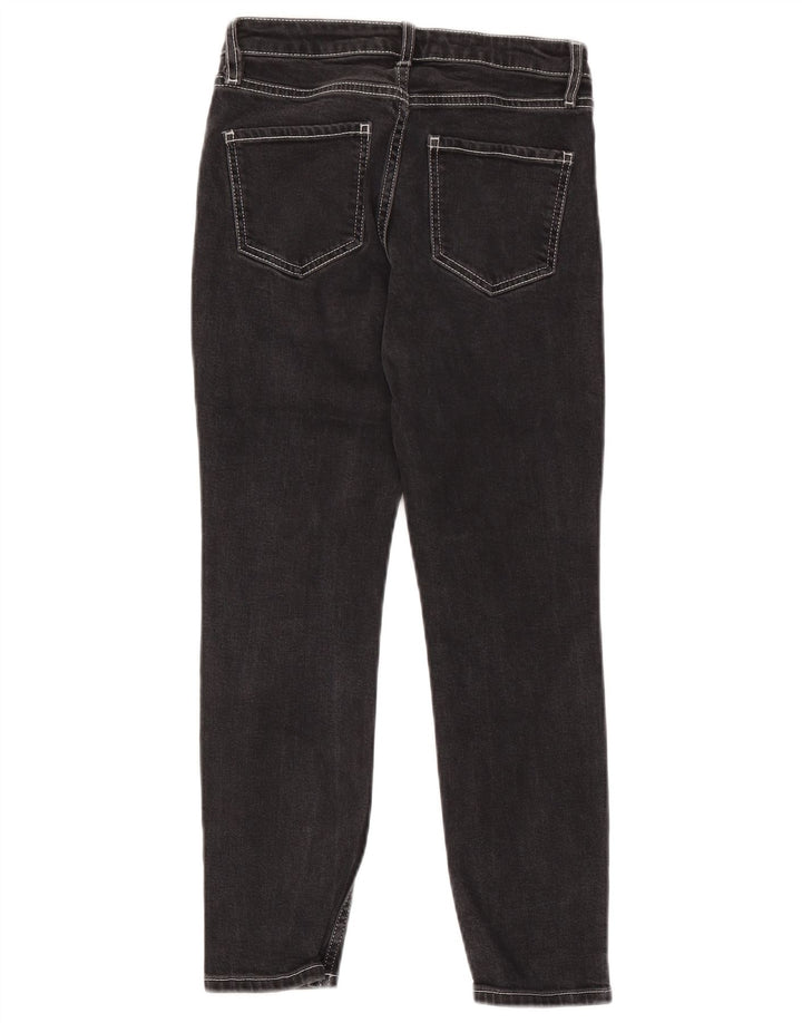 Calça jeans feminina Baxter Crop Slim TOPSHOP W26 L25 preta