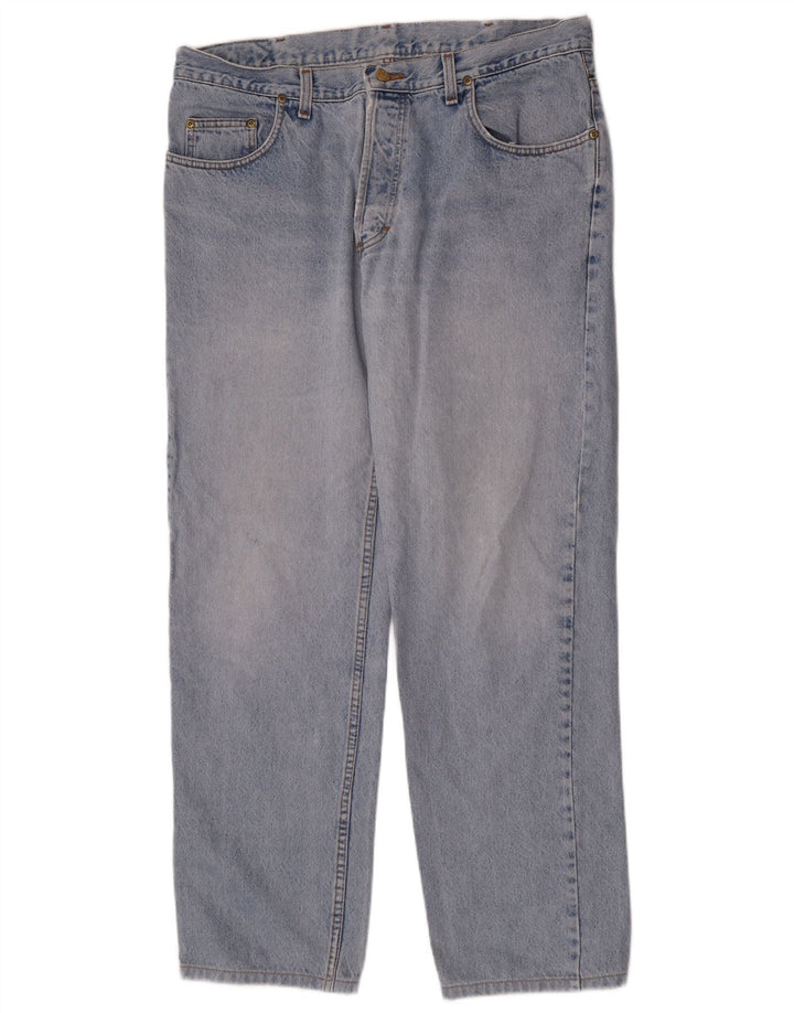Lee Mens Chicago Straight Jeans W38 L31 Azul Algodão
