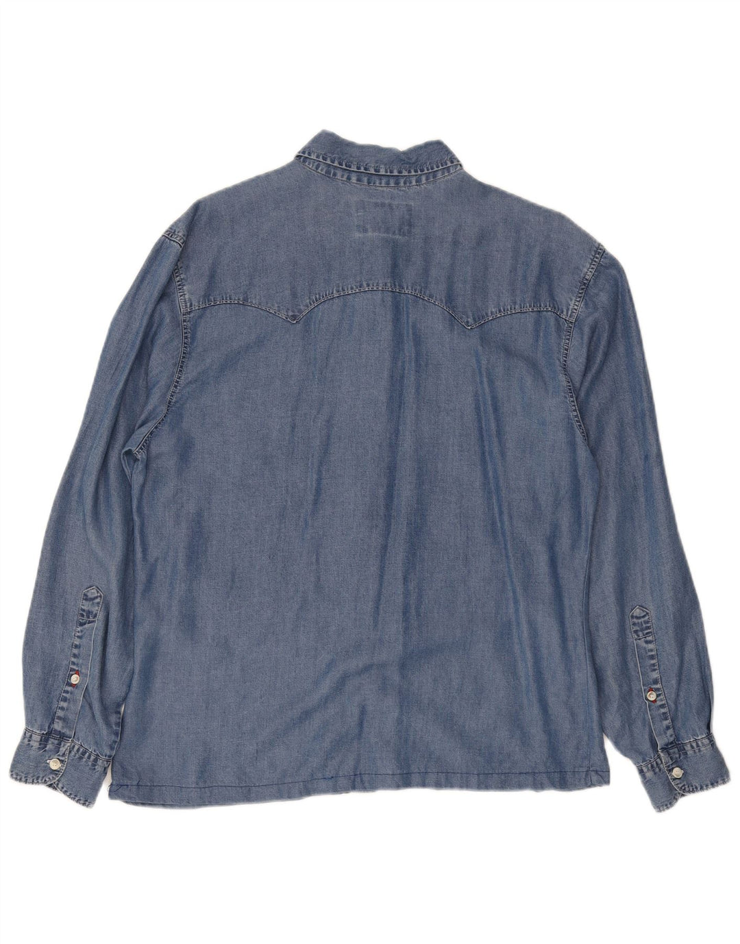 Camisa jeans feminina Joop UK 14 azul médio