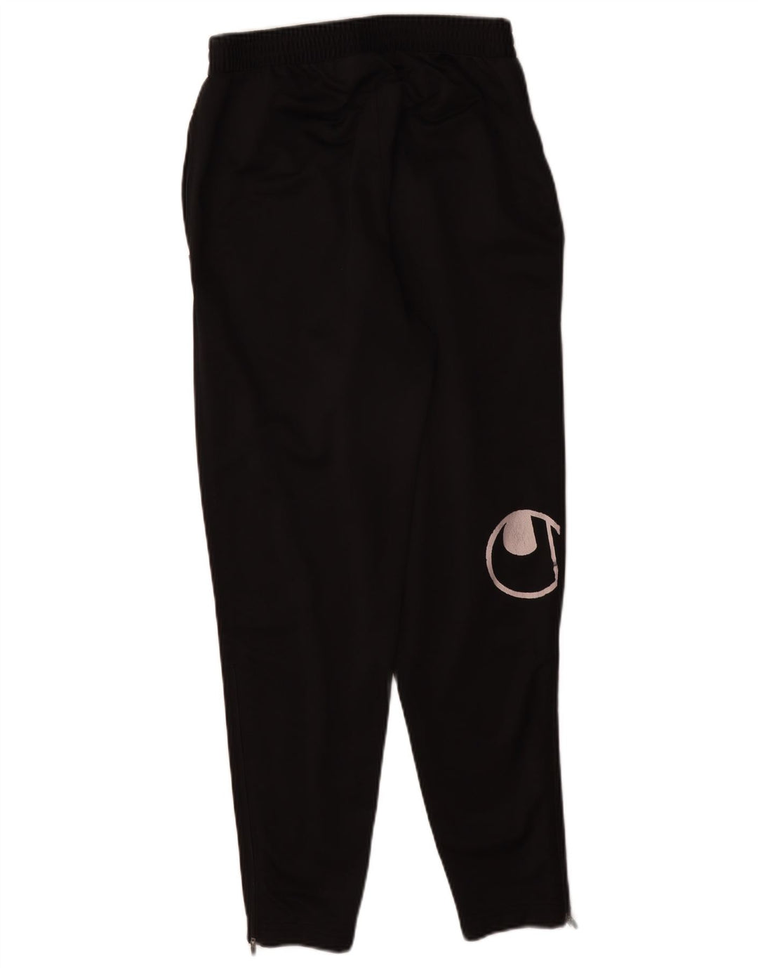 Calça de treino masculina Uhlsport com estampa gráfica pequena de poliéster preto