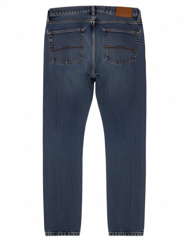 JACK WILLS Calça jeans feminina cônica W28 L30 algodão azul