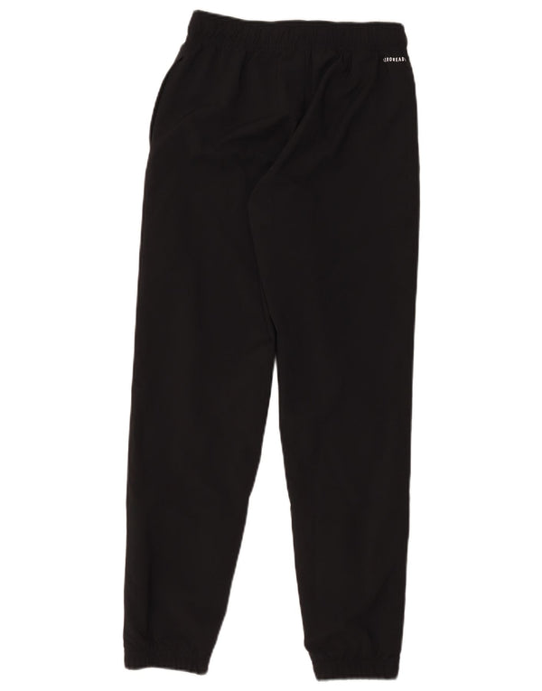 Adidas meninos calças de treino joggers 11-12 anos preto poliéster