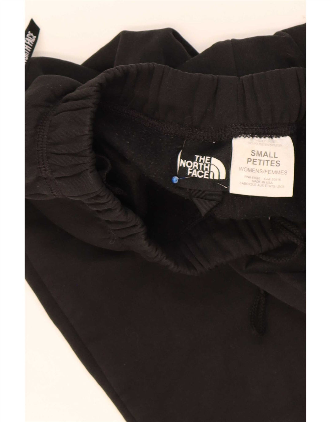 Calça de treino feminina The North Face UK 8 pequena poliéster preto
