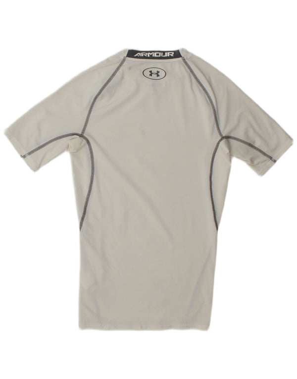 Camiseta masculina Under Armour pequena cinza poliéster