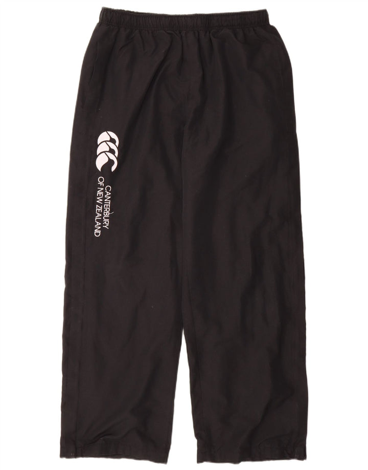 Calça de treino masculina CANTERBURY UK 16 grande poliéster preto