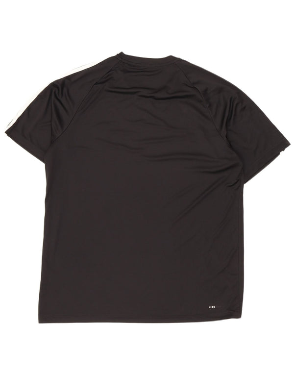 Adidas Camiseta Masculina Top Grande Preto Poliéster Esportivo