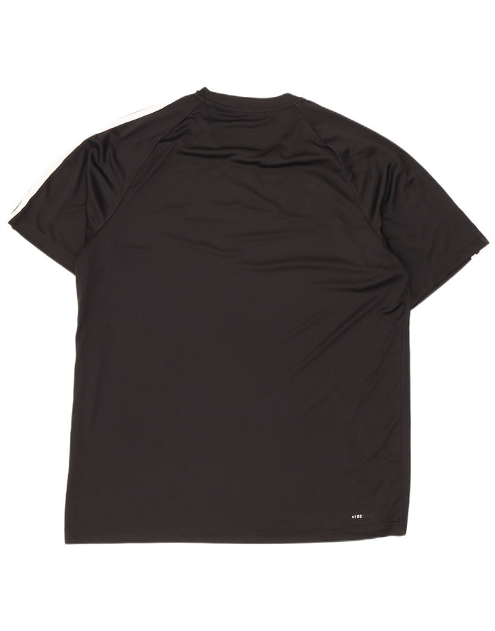 Adidas Camiseta Masculina Top Grande Preto Poliéster Esportivo