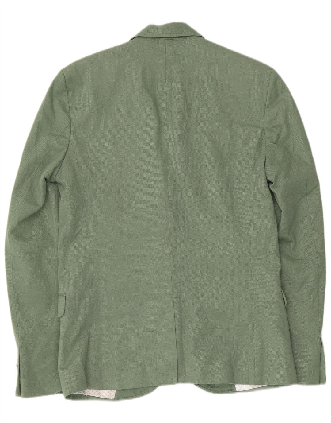 Jaqueta blazer masculina ZARA com 2 botões Reino Unido 40 grande verde