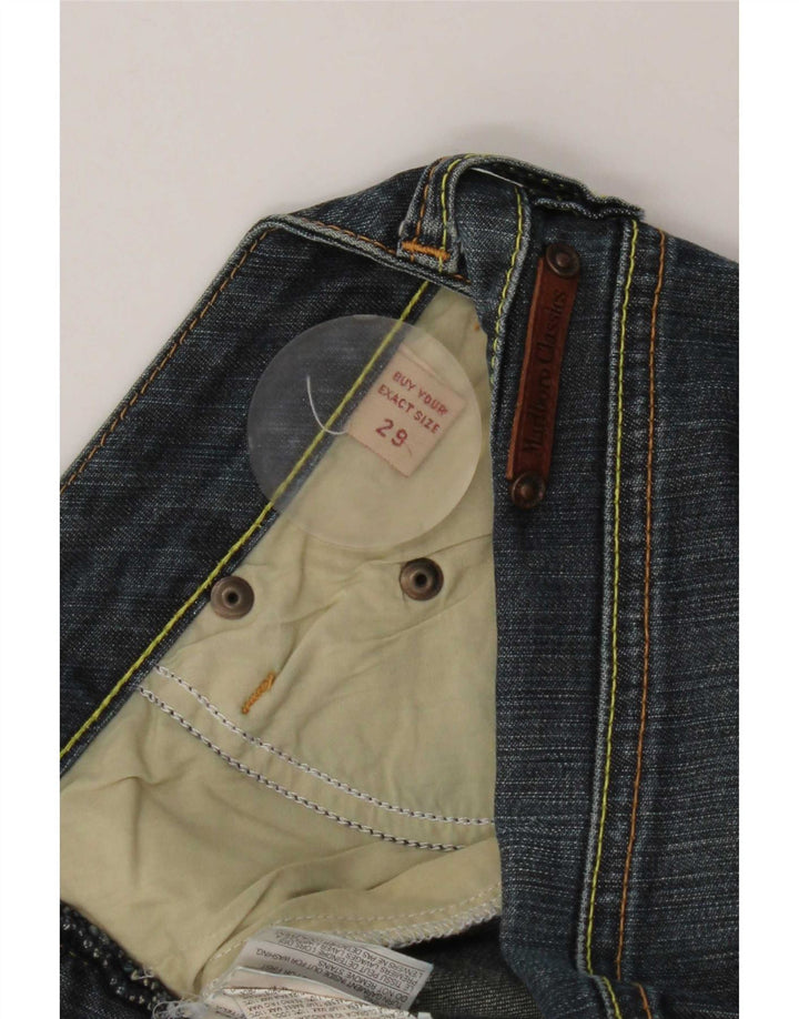 Jeans retos femininos Marlboro Classics W29 L29 algodão azul