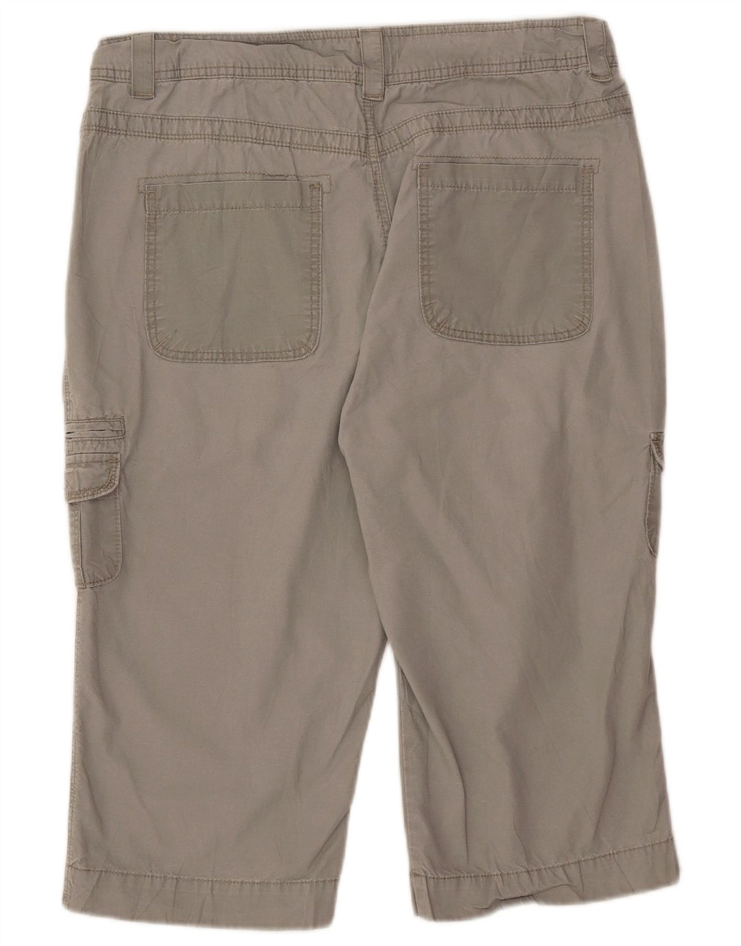 Shorts cargo feminino Lee Raiders US 16 2XL W34 algodão cinza