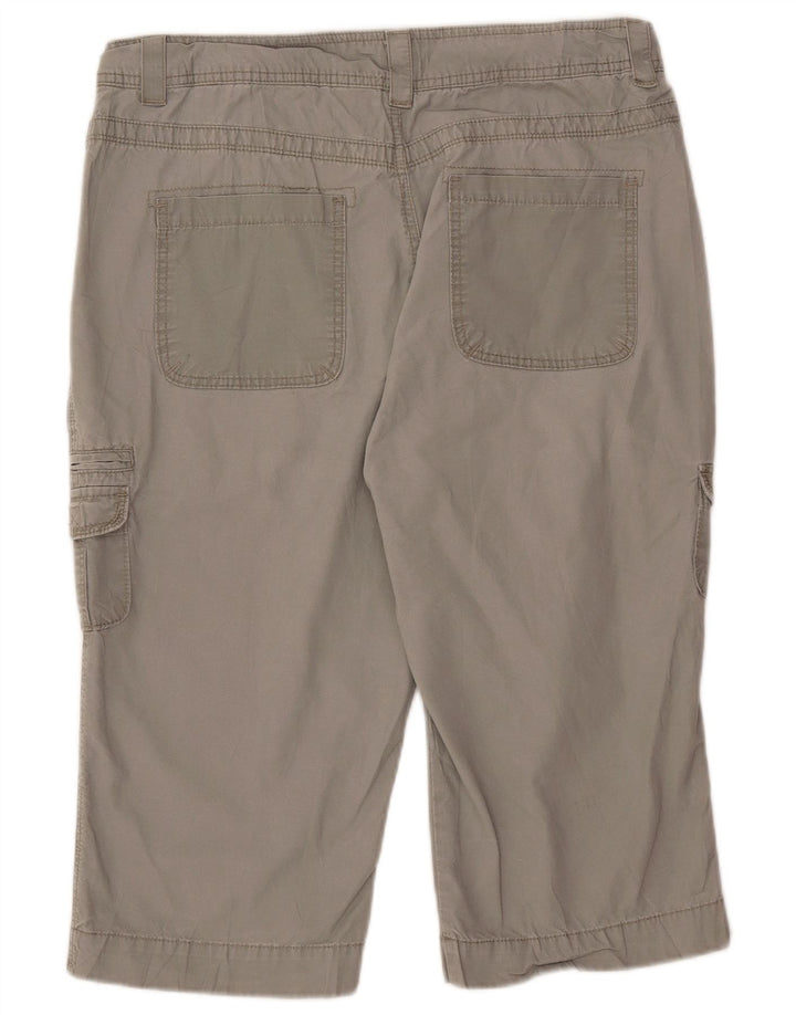 Shorts cargo feminino Lee Raiders US 16 2XL W34 algodão cinza