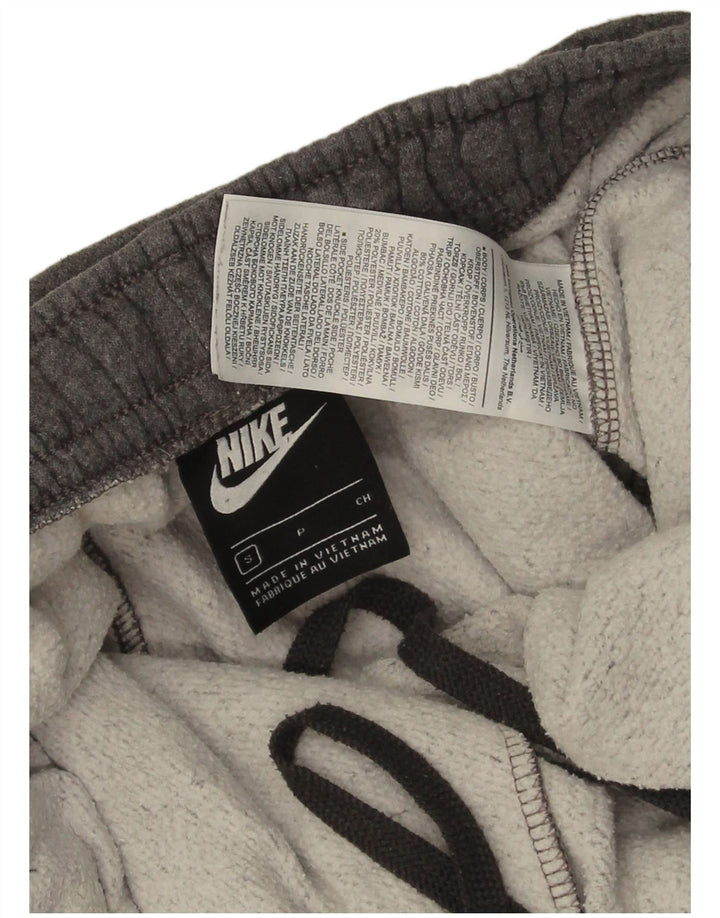 Calça esportiva masculina Nike Cargo joggers pequena cinza manchada de algodão
