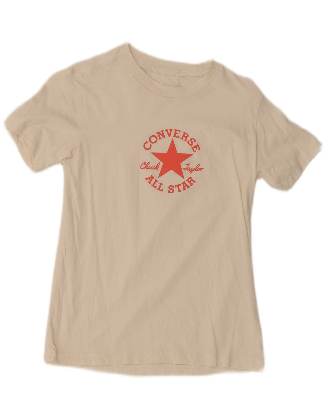Camiseta feminina Converse com estampa gráfica UK 8 pequena branca