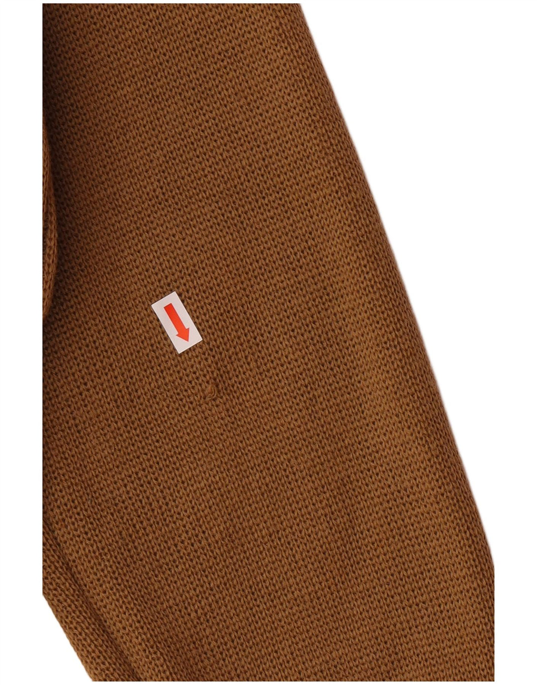 Suéter cardigã masculino VINTAGE IT 54 XL lã marrom