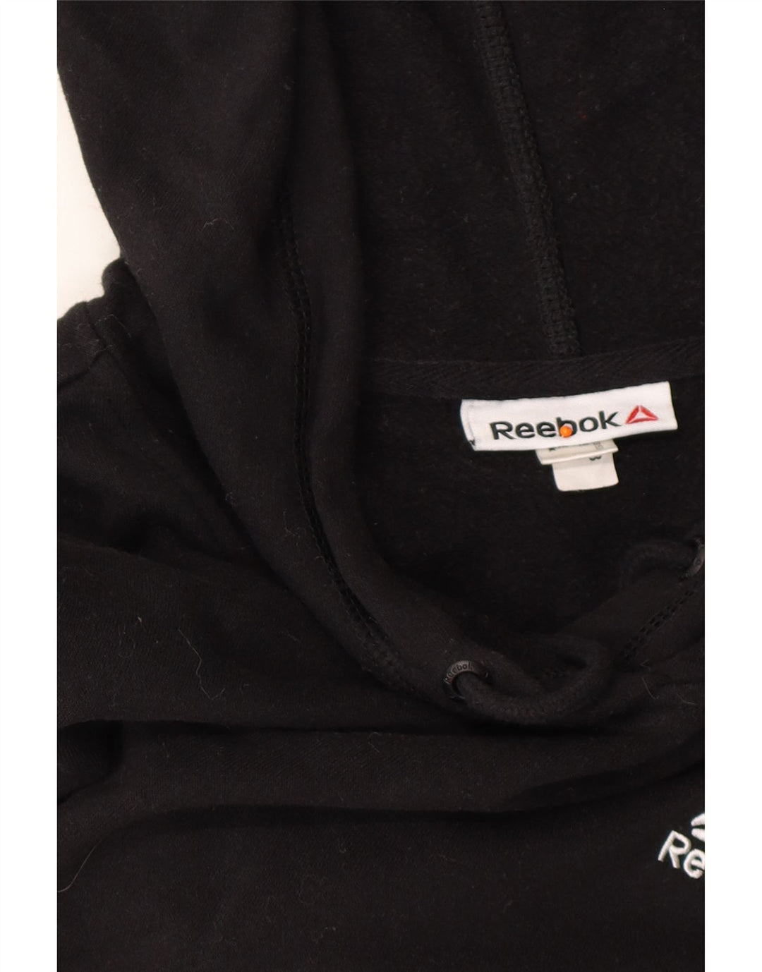 REEBOK Womens Hoodie Jumper UK 18 XL Black Vintage Reebok and Second-Hand Reebok from Messina Hembry 