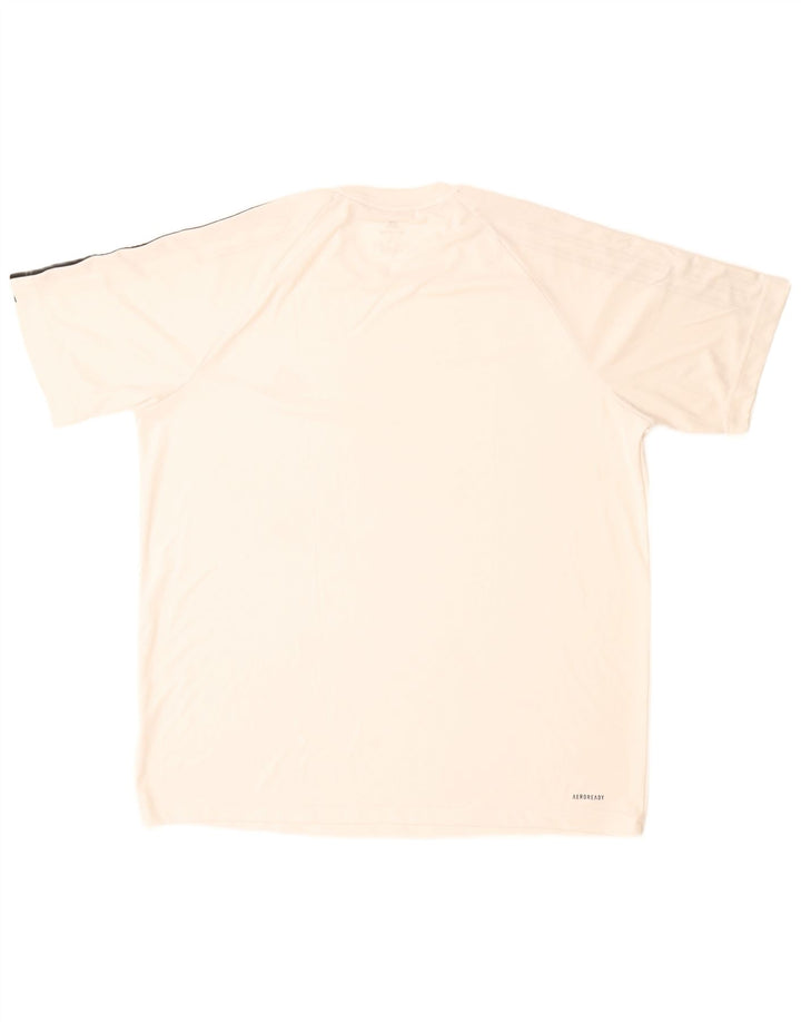 Adidas Mens Aeroready Camiseta Top XL Branco