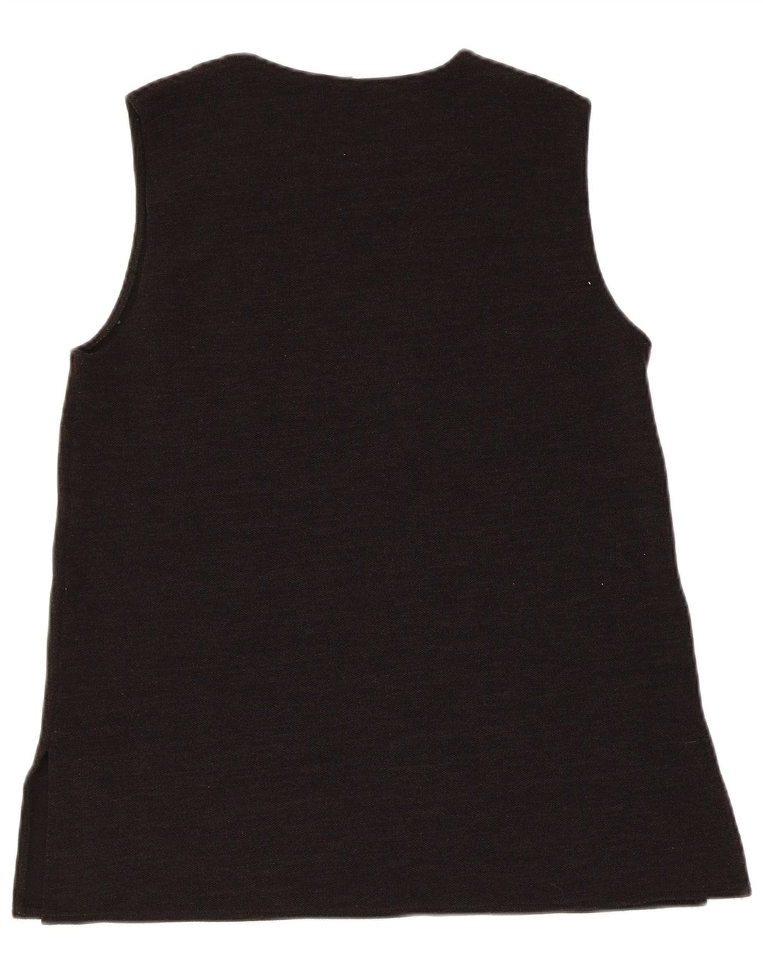 Top colete feminino ZARA UK 12 médio preto