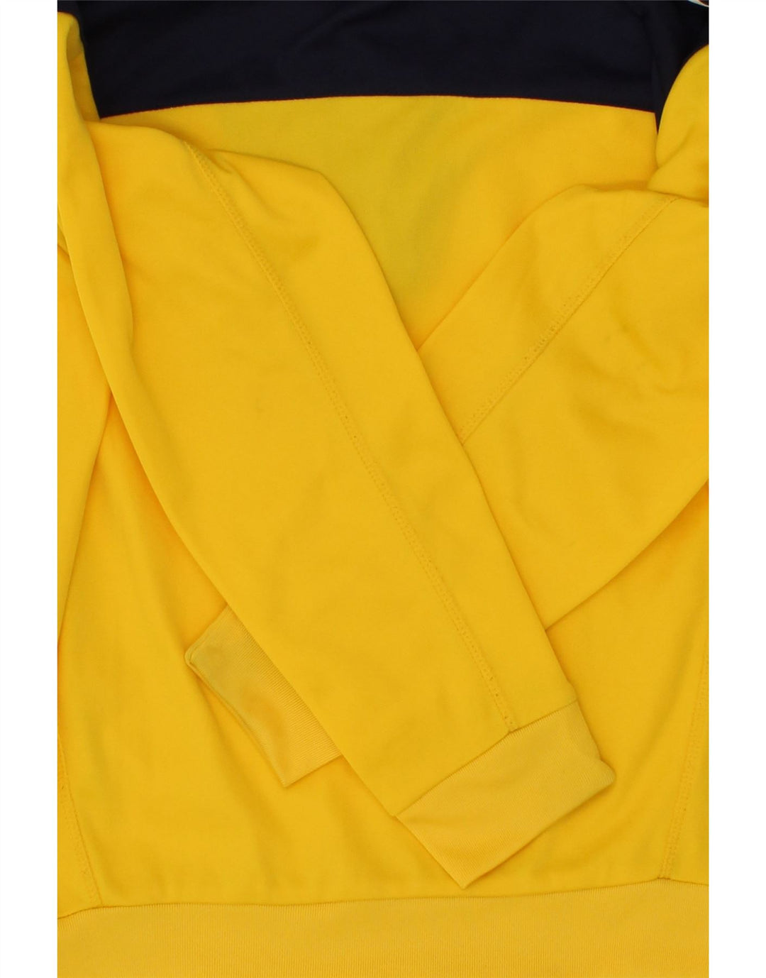 KAPPA Boys Graphic Zip Neck Sweatshirt Jumper 11-12 Years Yellow Vintage Kappa and Second-Hand Kappa from Messina Hembry 